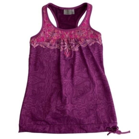 ATHLETA Tinker Tank cinch waist tank top XS Style #413912 Printed TINKERRASP - Picture 4 of 8